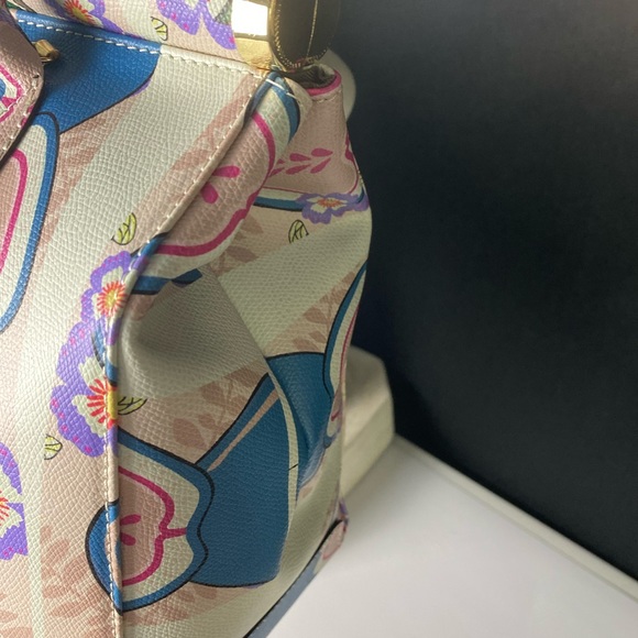 Top Handle Structured Leather Handbag - Picture 7 of 10